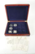 COLLECTION OF SILVER PROOF COMMEMORATIVE COINS