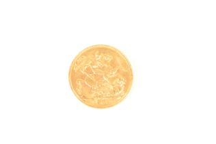 1907 EDWARD VII GOLD SOVEREIGN COIN