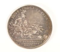 J H WOLFF - SIEGE OF CARLISLE SILVER COMMEMORATIVE MEDAL