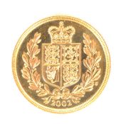 22CT FINE GOLD QUEEN ELIZABETH SOVEREIGN COIN 2022