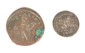 TWO POST-DIOCLETIAN COINAGE REFORM ROMAN COINS