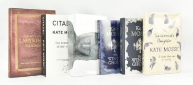 MOSSE, KATE. COLLECTION OF SIGNED FIRST, LIMITED & PROOF COPIES