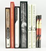 SAUNDERS, GEORGE. COLLECTION OF SIX SIGNED FIRST EDITIONS INCL. LINCOLN IN THE BARDO