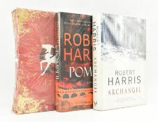HARRIS, ROBERT. THREE FIRST EDITIONS INCL. LIMITED EDITION IN SLIPCASE & SHRINKWRAP