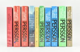 SCANDI CRIME FICTION:- PERSSON, LEIF G. W. COLLECTION OF FIRST EDITIONS & PROOF COPIES