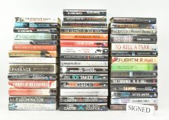CRIME & THRILLERS. COLLECTION OF CONTEMPORARY SIGNED FIRST EDITIONS