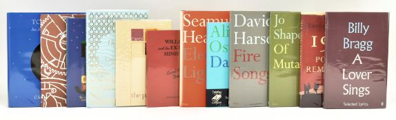 POETRY. COLLECTION OF MAJ. SIGNED INCL. CAROL ANN DUFFY, SEAMUS HEANEY, & OTHERS
