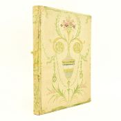 EMBROIDERED BINDING. C1910 BILDERMAPPEN FURS DEUTCHE HAUS HAND SEWN DECORATIVE BINDING