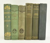 CONRAD, JOSEPH. SIX FIRST & EARLY EDITIONS IN ORIG. CLOTH BINDINGS