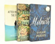 PERRY, SARAH. THREE SIGNED FIRST EDITIONS INCL. THE ESSEX SERPENT
