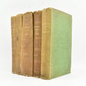 BOTANICAL INTEREST. C1860 THE FLOWERING PLANTS AND FERNS OF GREAT BRITAIN FIVE VOLS