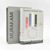 MURAKAMI, HARUKI. 2014 COLORLESS TSUKURU TAZAKI SIGNED FIRST US EDITION