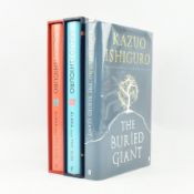 ISHIGURO, KAZUO. THREE SIGNED FIRST EDITIONS, TWO IN CUSTOM SLIPCASE