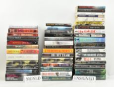 CRIME & THRILLERS. COLLECTION OF SIGNED & UNSIGNED MODERN FIRST EDITIONS