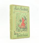 CARROLL, LEWIS. 1910 ALICE'S ADVENTURES IN WONDERLAND ILLUS JOHN TENNIEL 162ND THOUSAND