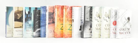 MCCANN, COLUM. COLLECTION OF FOURTEEN SIGNED FIRST EDS & PROOF COPIES INCL. DUPLICATES