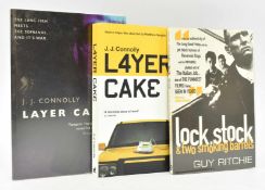 THRILLERS. 2000 LAYER CAKE BY J. J. CONNOLLY SIGNED FIRST EDITION & TWO OTHERS