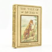SIGNED BEATRIX POTTER. 1912 THE TALE OF MR TOD SIGNED PRESENTATION COPY
