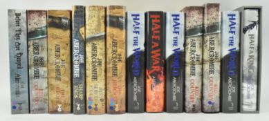 ABERCROMBIE, JOE. 2006-2015 THE FIRST LAW SERIES & HALF A KING SERIES, SIGNED & INCL. PROOF COPIES