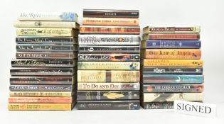 SIGNED MODERN FIRST EDITIONS. COLLECTION OF HISTORICAL FICTION, MYSTERY & FANTASY TITLES