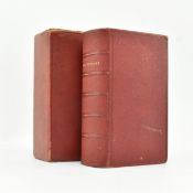 BIBLES. 1842 THE BOOK OF COMMON PRAYER IN FULL MOROCCO AND ORIGINAL LEATHER CASE