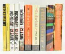 CLEAVE, CHRIS. COLLECTION OF SIGNED FIRST, LIMITED EDITION & PROOF COPIES