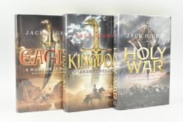 HISTORICAL THRILLERS. THE SALADIN TRILOGY BY JACK HIGHT THREE SIGNED LIMITED FIRST EDITIONS
