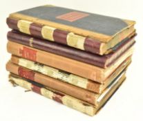 ROYAL SOCIETIES CLUB INTEREST. 1901-1971 COLLECTION OF SIX LEDGERS, MINUTE BOOKS & CASH BOOKS