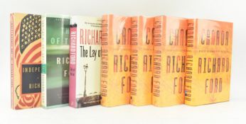 FORD, RICHARD. COLLECTION OF SIGNED FIRST EDITIONS & PROOF COPIES