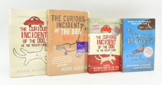 HADDON, MARK. 2003 THE CURIOUS INCIDENT OF THE DOG IN THE NIGHT-TIME FOUR SIGNED FIRST EDITIONS