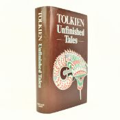 TOLKIEN, J. R. R. 1980 UNFINISHED TALES ED. CHRISTOPHER TOLKIEN IN SCARCE UNSUNNED DUST WRAPPER