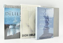 DELILLO, DON. THREE SIGNED FIRST EDS INCL. THE ANGEL ESMERALDA IN CUSTOM SLIPCASE
