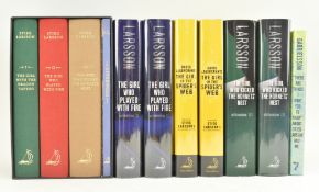 LARSSON, STIEG. COLLECTION OF SEVEN FIRST UK EDITIONS & A BOX SET, SOME SIGNED BY TRANSLATOR
