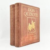 DORE, GUSTAV. 1906 THE HISTORY OF DON QUIXOTE BY CERVANTES TWO VOLUMES IN ORIG. CLOTH