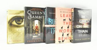 HOLLYWOOD & NETFLIX. COLLECTION OF SIGNED FIRST EDITION ADAPTED WORKS