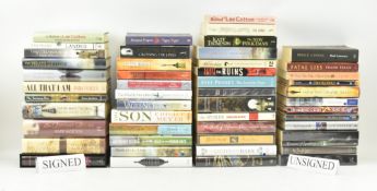 HISTORICAL FICTION & MYSTERIES. COLLECTION OF SIGNED MODERN FIRST EDITIONS & ADVANCE PROOF COPIES