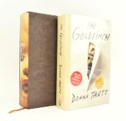 TARTT, DONNA. TWO SIGNED FIRST EDITIONS, THE LITTLE FRIEND & THE GOLDFINCH