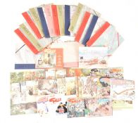 GILES CARTOONS. COMPLETE RUN OF 1946-2020 FIFTY ANNUAL SERIES PUBL. THE DAILY EXPRESS