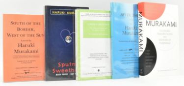 MURAKAMI, HARUKI. FIVE UNCORRECTED ADVANCE BOOK PROOFS