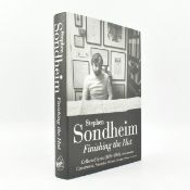 SONDHEIM, STEPHEN. 2010 FINISHING THE HAT - COLLECTED LYRICS SIGNED FIRST EDITION