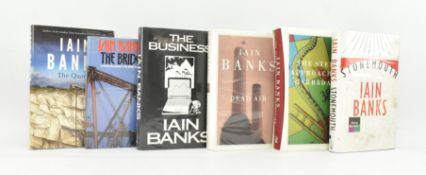 BANKS, IAIN. SIX FIRST EDITIONS, FIVE BEING SIGNED INCL. THE BRIDGE