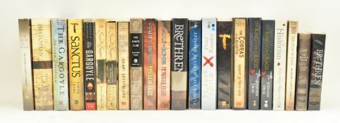 HISTORICAL FICTION & THRILLERS. COLLECTION OF PROOF COPIES & MATCHED SIGNED FIRST EDITIONS
