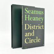HEANEY, SEAMUS. 2006 DISTRICT AND CIRCLE SIGNED FIRST EDITION, FIRST IMPRESSION IN CUSTOM SLIPCASE