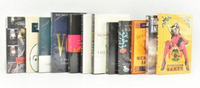BAKER, NICHOLSON. COLLECTION OF FIRST EDITIONS & ADVANCE PROOF COPIES