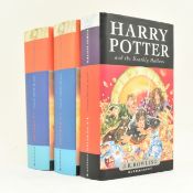 ROWLING, J. K. FIRST EDITION DEATHLY HALLOWS & TWO 13TH IMPRESSION GOBLET OF FIRES