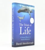 ATTENBOROUGH, DAVID. 2022 THE TRIALS OF LIFE SIGNED FIRST EDITION