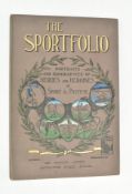 SPORTING & LEISURE. 1896 THE SPORTFOLIO PORTRAITS AND BIOGRAPHIES OF SPORT AND PASTIME ORIG. CLOTH