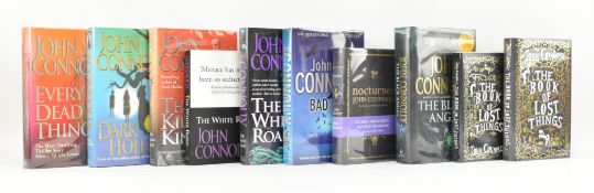 CRIME FICTION:- CONNOLLY, JOHN. COLLECTION OF TEN SIGNED FIRST EDITIONS & PROOF COPIES