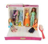 PIPPA DOLLS - COLLECTION OF DOLLS, WARDROBE CARRY CASE & CLOTHING