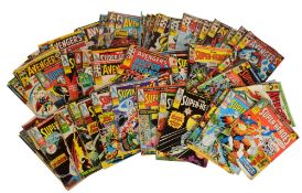 COMICS - VINTAGE AVENGERS & MARVEL SUPER-HEROES COMICS